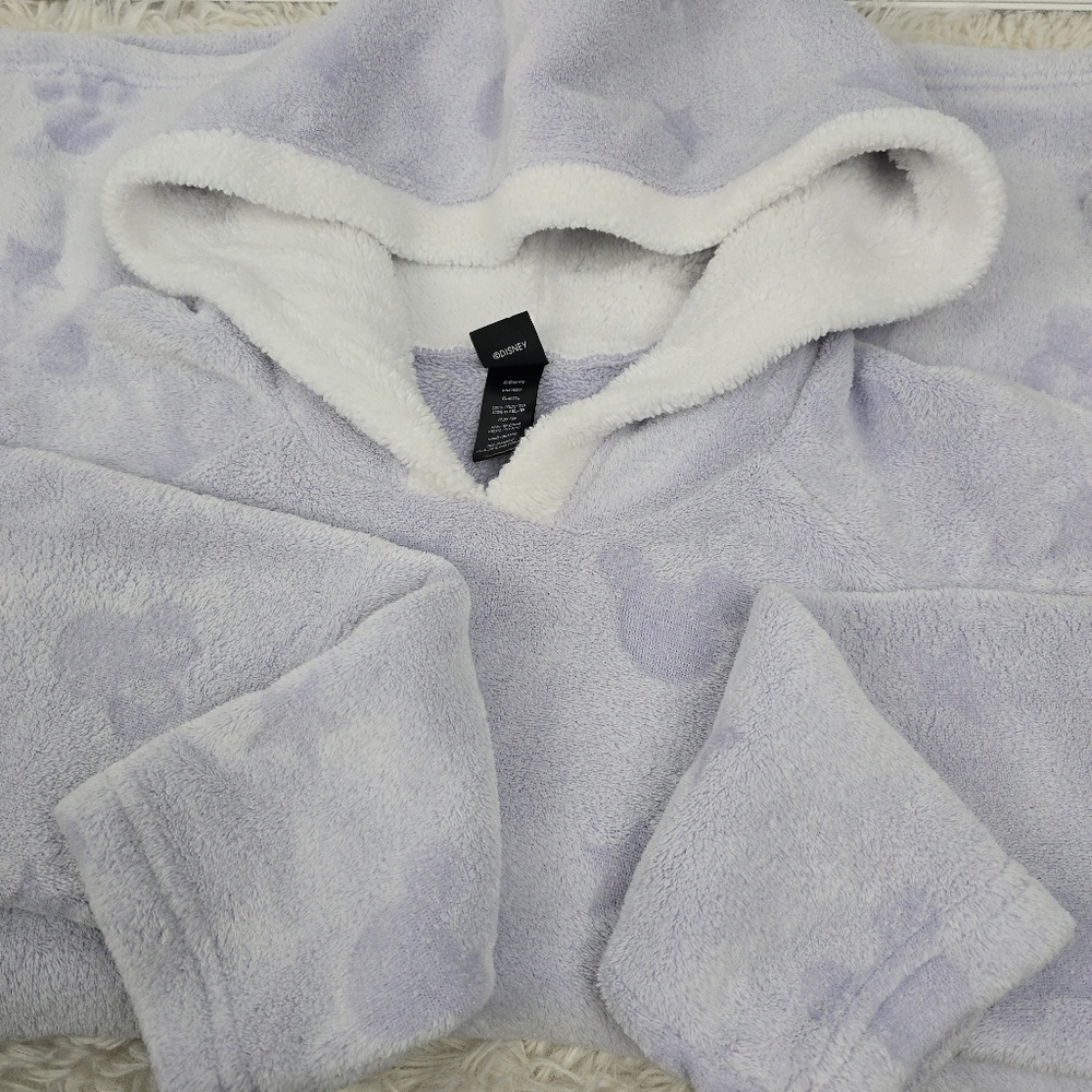 Mickey and Minnie Mouse Hooded Fleece Lounger - Picture 3 of 9